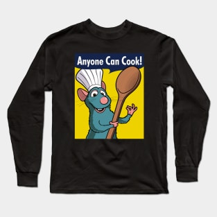 Anyone can cook! Long Sleeve T-Shirt